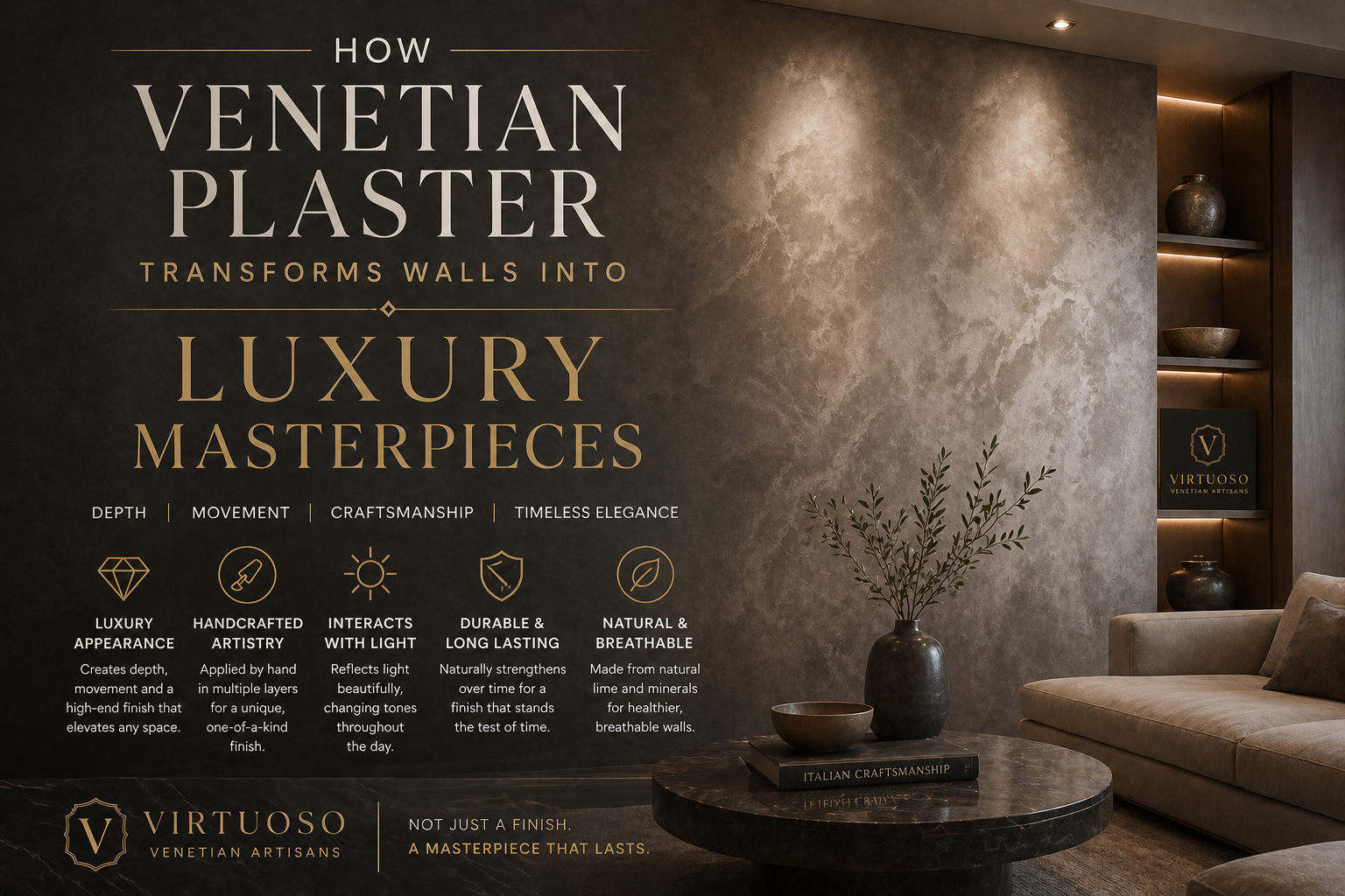 How Venetian Plaster Transforms Walls Into Luxury Masterpieces