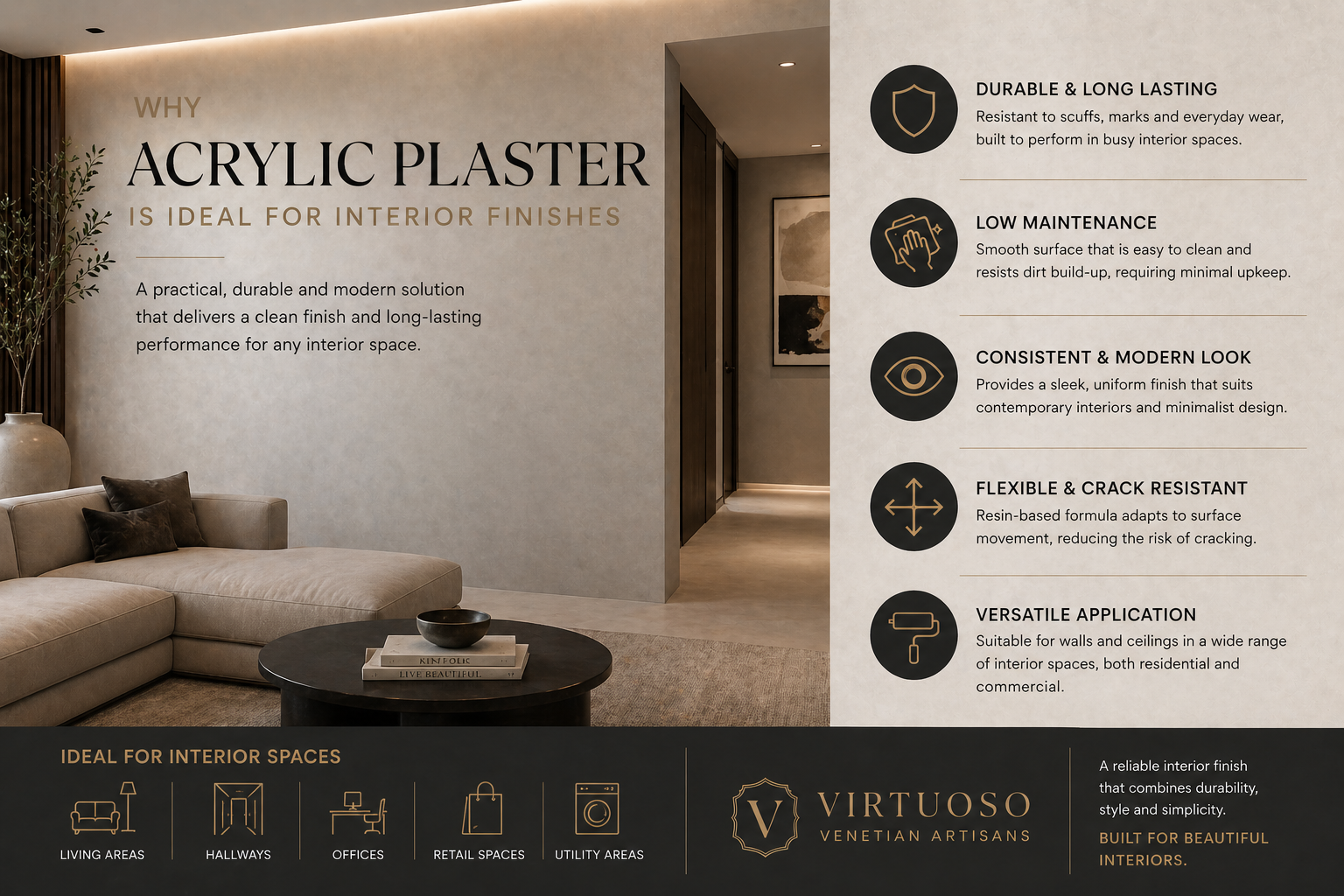 Why Acrylic Plaster Is Ideal for Interior Finishes